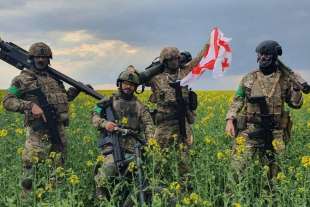 il battglione georgiano che combatte in ucraina 2