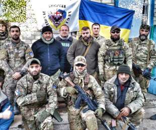il battglione georgiano che combatte in ucraina 3