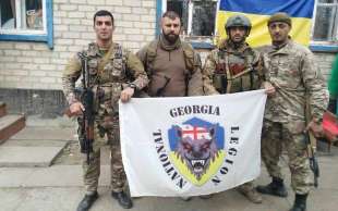 il battglione georgiano che combatte in ucraina 4