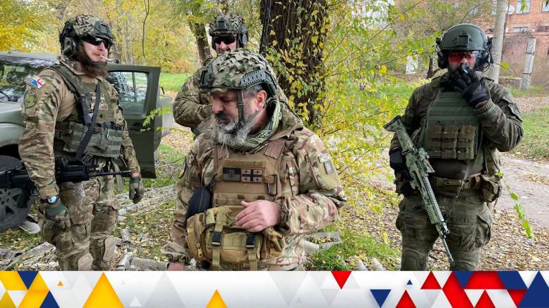il battglione georgiano che combatte in ucraina 7