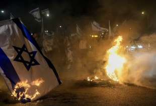 israele proteste contro netanyahu 2
