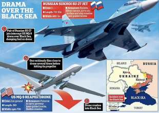 jet russo abbatte drone americano sul mar nero 5