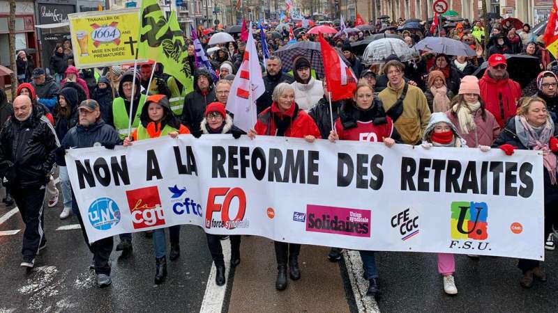 proteste contro la riforma delle pensioni in francia 1
