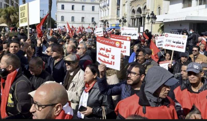 proteste in tunisia contro saied 4