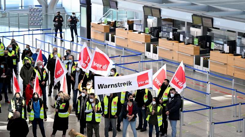 sciopero del settore trasporti in germania