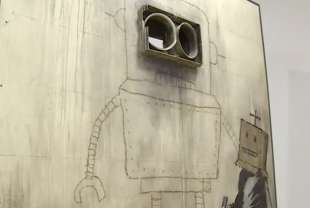 banksy painting walls al museo m9 di mestre 6