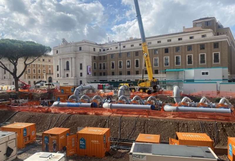 CANTIERE PIAZZA PIA A ROMA 3