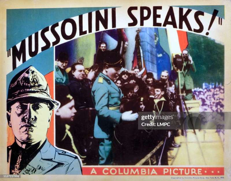 DOCUMENTARIO AMERICANO MUSSOLINI SPEAKS - 1933
