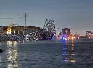 il crollo di ponte francis scott key baltimora