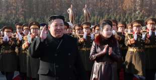 Kim Jong Un e la figlia Kim Ju Ae