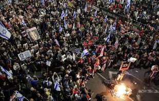 proteste contro il governo di benjamin netanyahu in israele 11