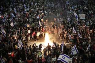 proteste contro il governo di benjamin netanyahu in israele 19