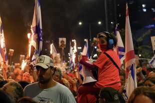 proteste contro il governo di benjamin netanyahu in israele 8
