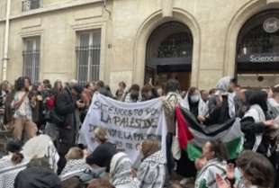 proteste pro palestina a sciences po 2