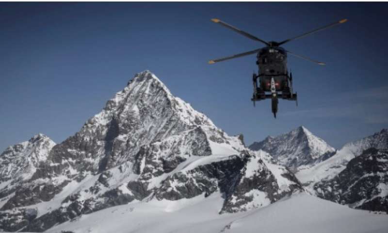 ricerca dei sei scialpinisti dispersi sulle alpi svizzere