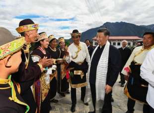 xi jinping in tibet