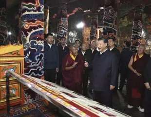 xi jinping in tibet