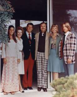 la famiglia reagan nel 1976
