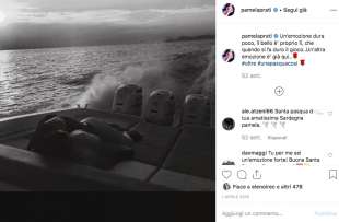 pamela prati con uomo misterioso su instagram aprile 2018