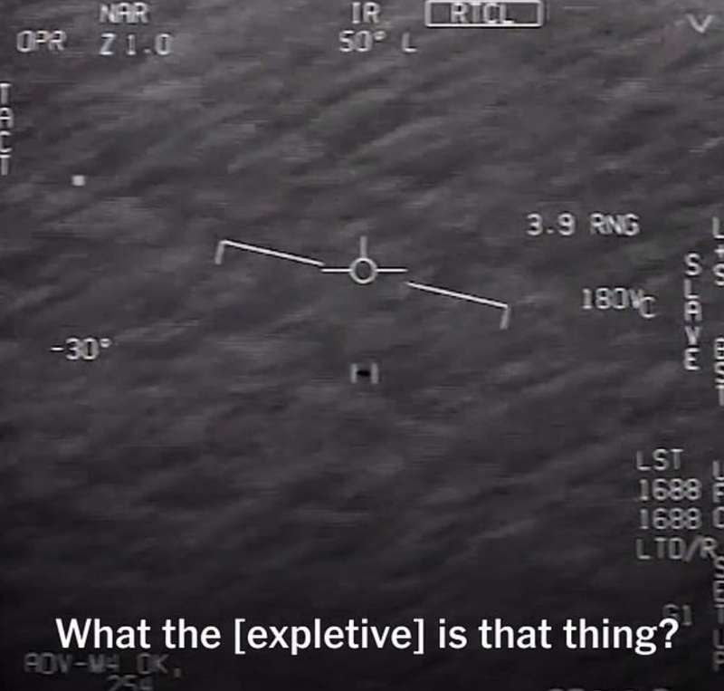 il pentagono pubblica video ufo 7