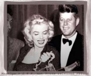 John Kennedy e marylin Monroe
