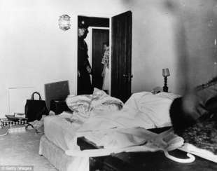 la stanza di marilyn Monroe a tre ore dalla morte