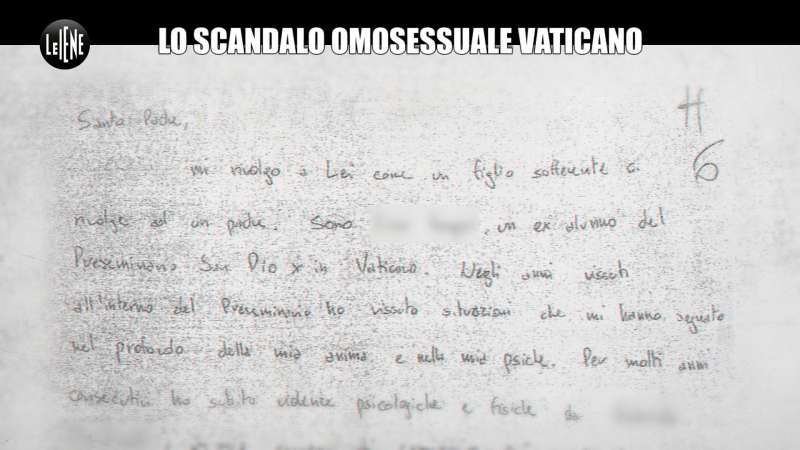 il servizio delle iene sui presunti abusi ai chierichetti del papa 3