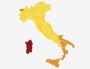ITALIA - I COLORI DELLE REGIONI DAL 26 APRILE 2021