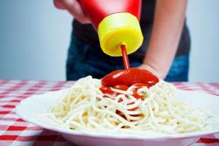 ketchup sulla pasta