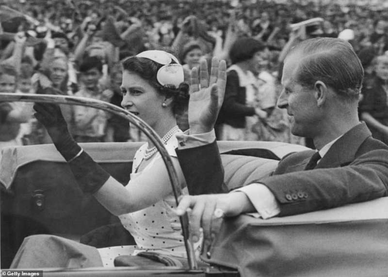 La regina e Filippo a Auckland, 1953