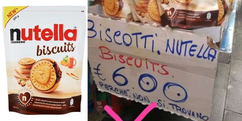 NUTELLA BISCUITS SOLD OUT