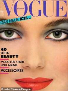 Paulina Porizkova sulla copertina di Vogue nel 1981
