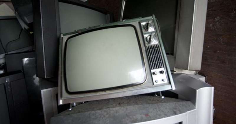 televisore da rottamare