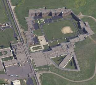Veduta aerea della prigione