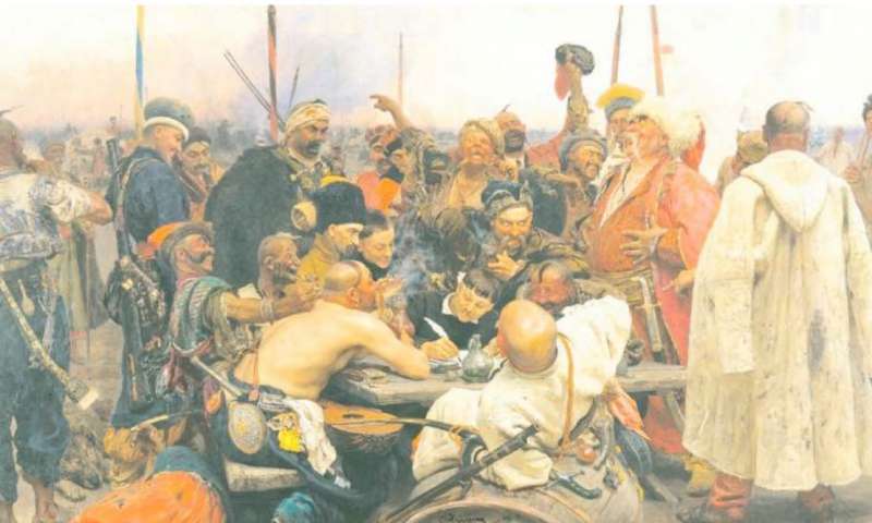 i cosacchi dello zaporozhzhia scrivono una lettera al sultano di ilija repin