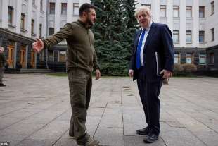 Boris Johnson e Volodymyr Zelensky 2