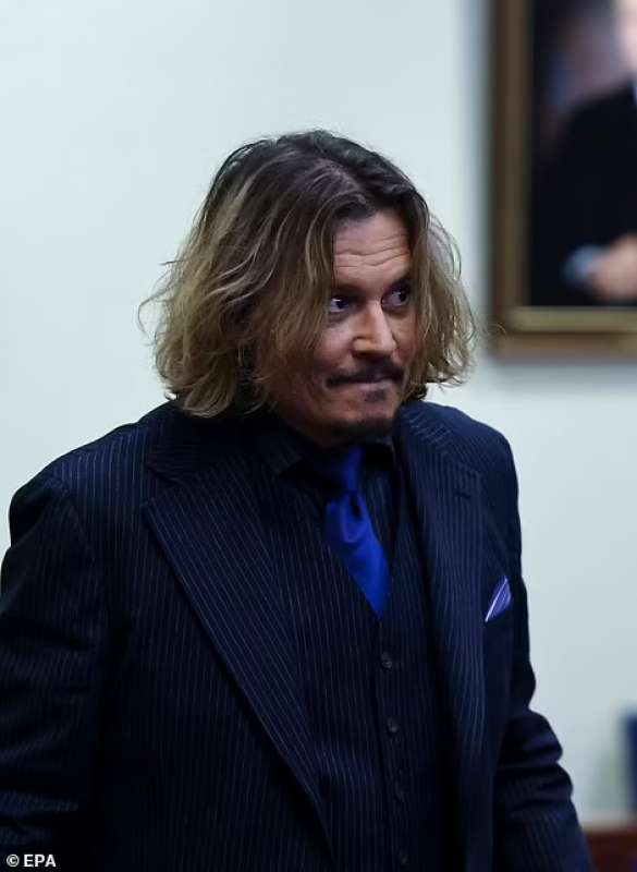 Johnny Depp al processo in Virginia