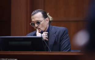 Johnny Depp durante il processo in Virginia 5