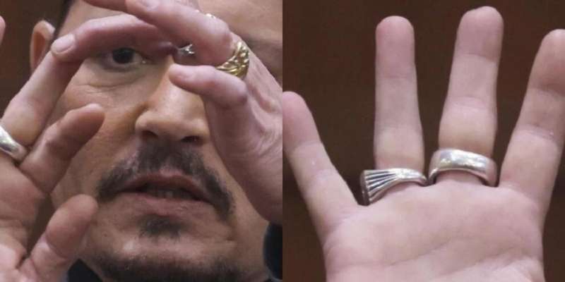 Johnny Depp mostra il dito mozzato