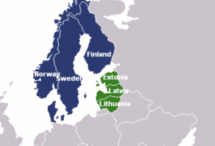 mappa di svezia e finlandia