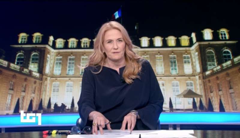 monica maggioni speciale tg1 elezioni francesi 3