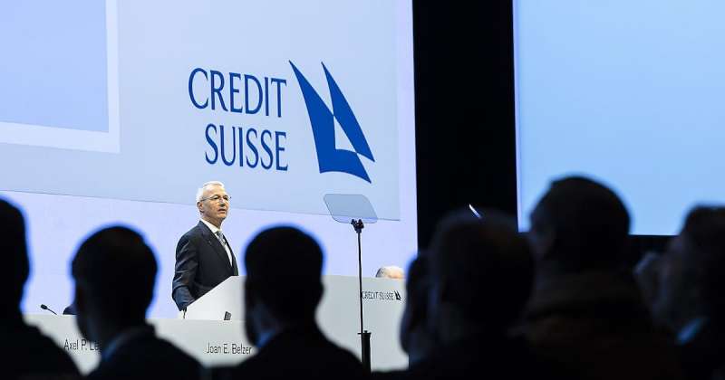 axel lehmann all'assemblea degli azionisti di credit suisse