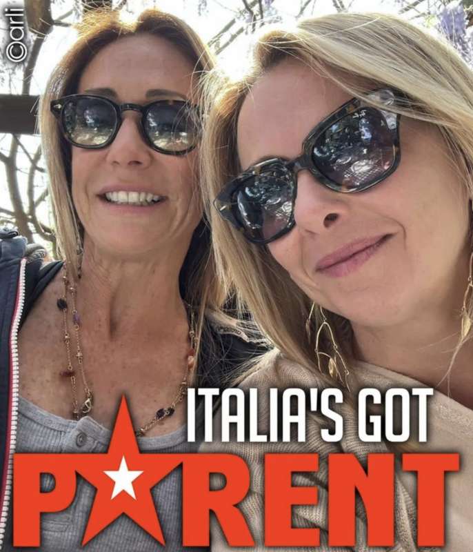 ITALIA S GOT PARENT - ARIANNA E GIORGIA MELONI MEME BY EMILIANO CARLI