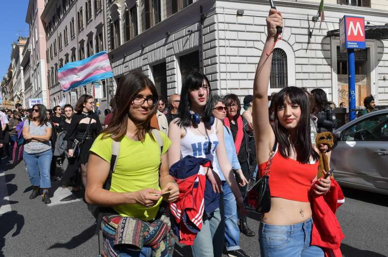 manifestazione per i diritti delle giovani persone transgender foto di bacco (16)