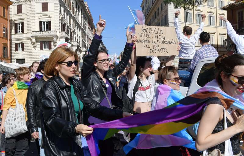 manifestazione per i diritti delle giovani persone transgender foto di bacco (20)