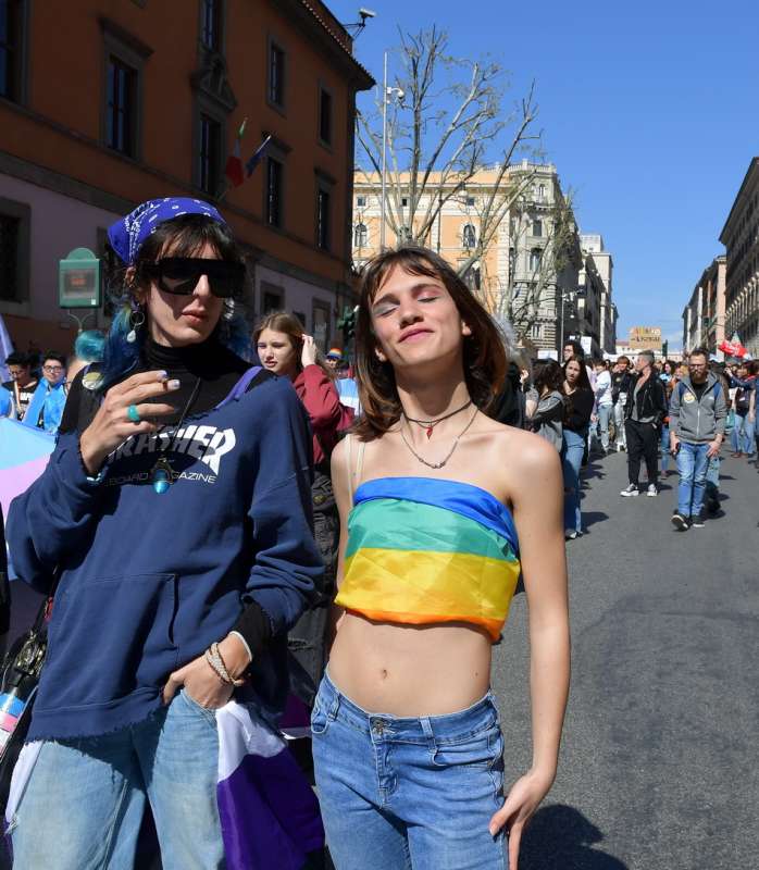 manifestazione per i diritti delle giovani persone transgender foto di bacco (4)