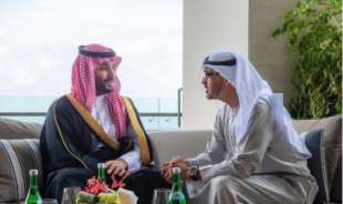 Mohammed bin Salman e Mohammed bin Zayed al Nayan