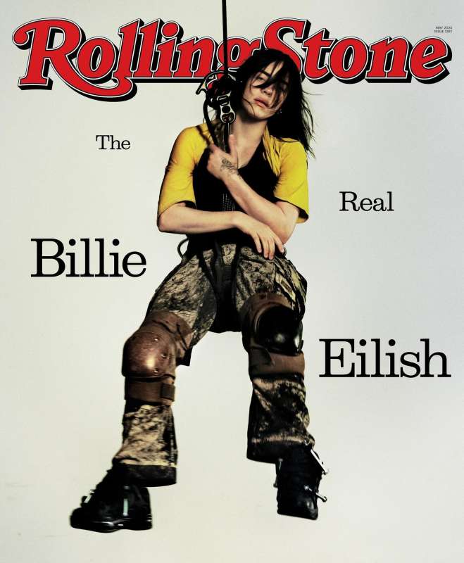 billie eilish in copertina su rolling stone