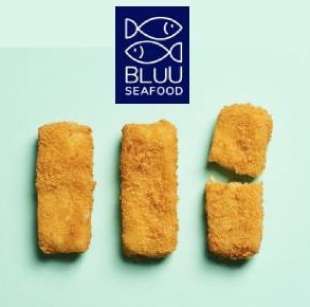 bluu seafood pesce realizzato in laboratorio