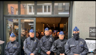 BRUXELLES LA POLIZIA BELGA CHIEDE L’IMMEDIATA CHIUSURA DELLA KERMESSE DELL’ULTRADESTRA EUROPEA
